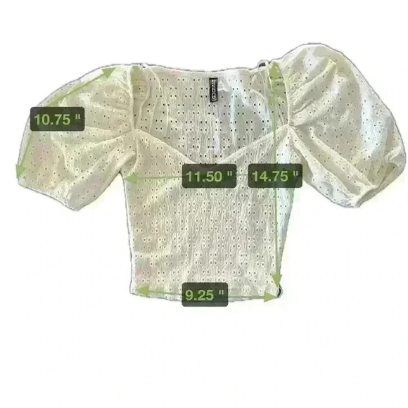 H & M Stretch Lace Crop Top plus Bonus top - Picture 3 of 5